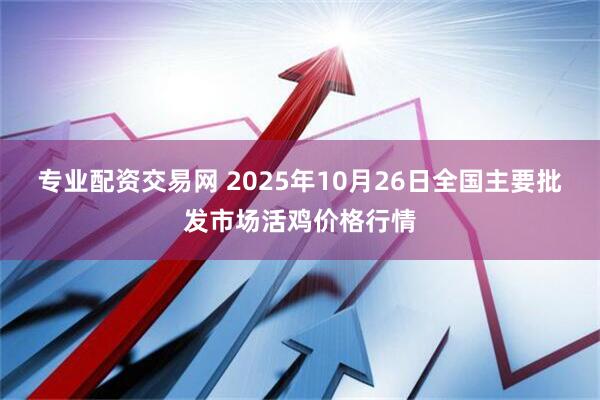 专业配资交易网 2025年10月26日全国主要批发市场活鸡价格行情